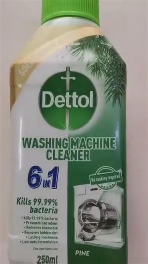 [Must-Try-1pcs] Dettol Washing Machine Cleaner | Kills 99.99% Bacteria, Deep Clean, Remove Hidden