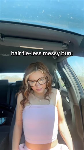 inspo @Breckie Hill 🩷🩷 | Messy Bun