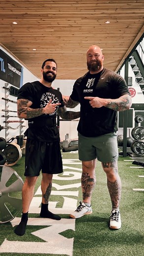 Daryl Tufekci on Instagram: "Met my hero today @thorbjornsson 🇮🇸 a true freak of nature, I had the pleasure of working out by his side at Thor’s Power Gym, what a day to remember 🙏🏻"