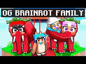 Having an OG BRAINROT Family In Minecraft!