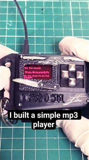 I built a simple mp3 player as a beginner | Electronics part
