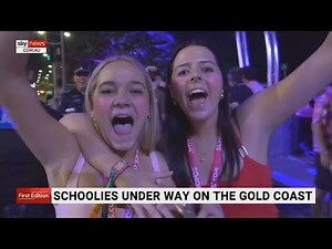 Schoolies celebrations underway on the Gold Coast