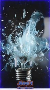 Lightbulb Explosion in Slow Motion