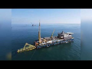 Pipe Lay Barge. Leighton Eclipse 48" Pipeline #barge #rasmarkaz #oman