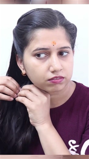 Stylish hairstyle tutorial for girl. #trending #hairstyle #shorts