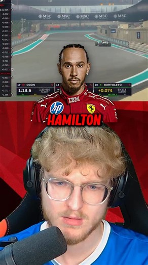 CutterLukas | Hamilton das 4x in FOLGE RAUS in Q1 im FERRARI | Instagram