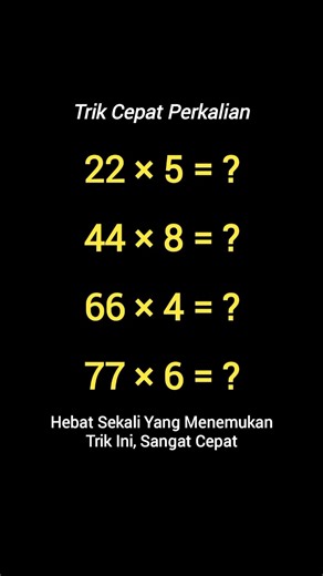 Quick Multiplication Tricks #maths #mathematics