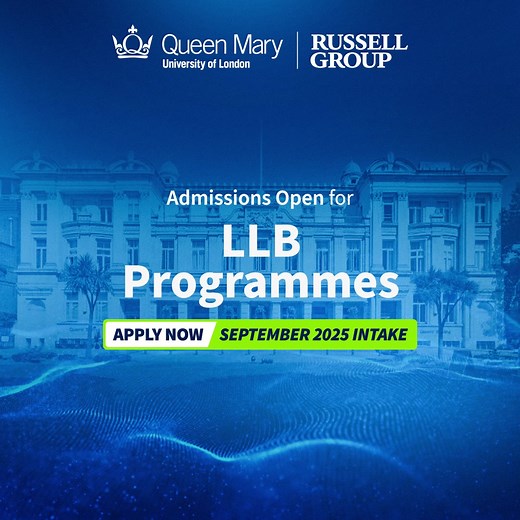 Master key legal principles with the UK's most diverse LLM programme, designed to shape future legal leaders. Apply today for September 2025 Intake! | Queen Mary University of London