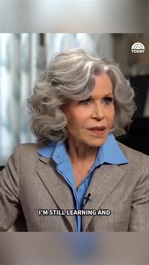 Aging doesn't mean you have to stop learning or being "feisty." Jane Fonda shared a friendly reminder for older women that "it's not over till it's over." | Today Show