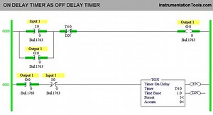 How to Interchange ON Delay Timer and OFF Delay Timer in a PLC