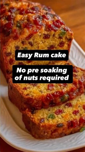 ✨Soft Eggless Rum Cake | No Pre-Soaking | Easy Festive Cake 🍰