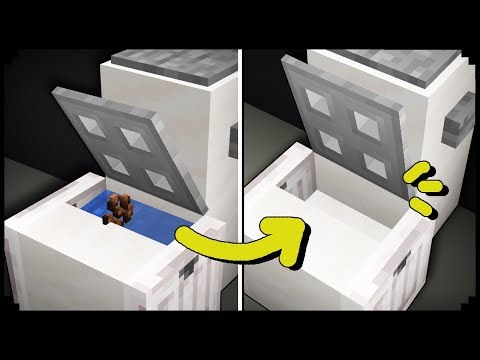🦊How to build a 100% WORKING toilet in Minecraft