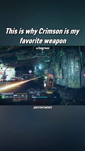 This is why Crimson is my favorite weapon | Destiny 2 Memes