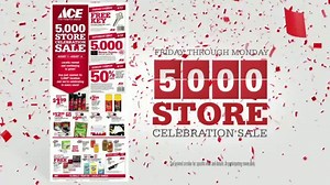 ACE Hardware 5,000 Store Celebration Sale TV Spot, 'Number of Ways'