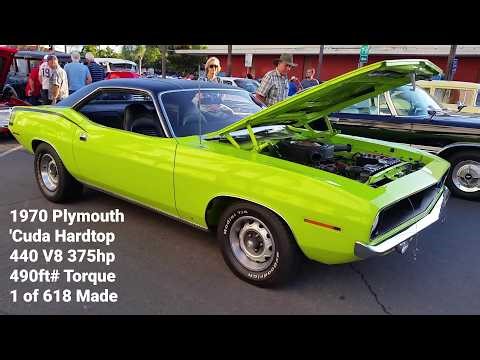1970 Plymouth Cuda 440 V8 375hp 490 Torque 1 of 618 Hardtop 440 4 Barrel Automatic Models Made in 70
