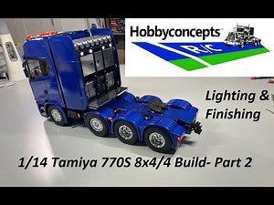 1/14 Tamiya 770S 8x4/4 Build - Part 2