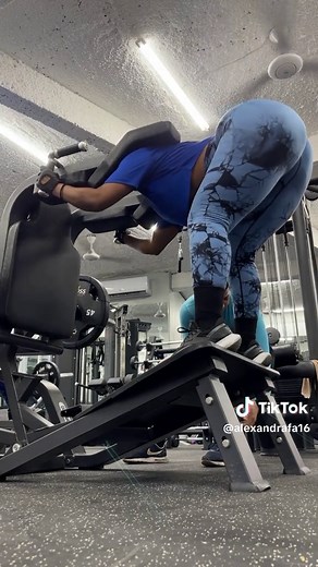 Step-Up Exercise Demonstration in a Gym Setting