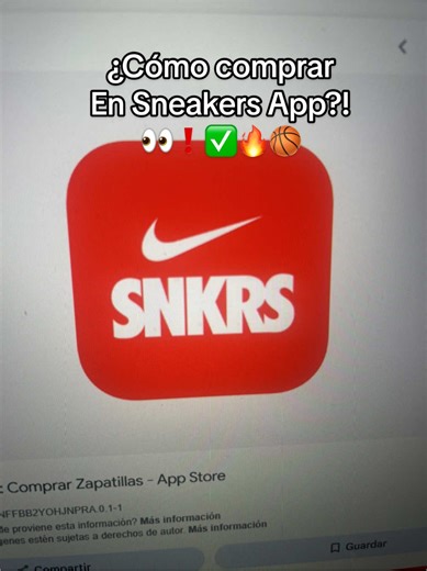 Cómo Comprar Sneakers en la SNKRS APP