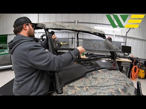 How to Install John Deere Gator Front Windshield for Mid Size and RSX Gators