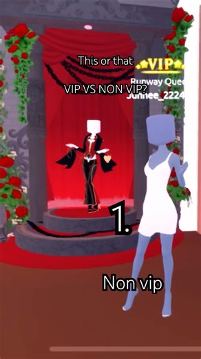 #roblox #dti VIP vs non vip