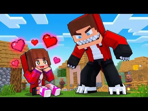 JJ's Girl and JJ GODZILLA - Love Story - Maizen Minecraft Animation