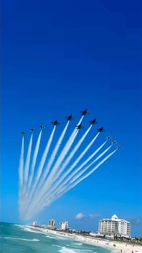 Sky Legends: BLUE ANGELS & THUNDERBIRDS in Perfect Formation ✨