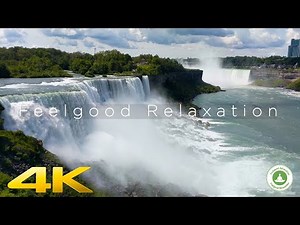 THE GIGANTIC NIAGARA FALLS WITH MASSIVE SOUND 10h 4K