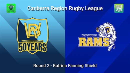 VIDEO: Canberra Round 2 - Katrina Fanning Shield - West Belconnen Warriors v Woden Valley Rams