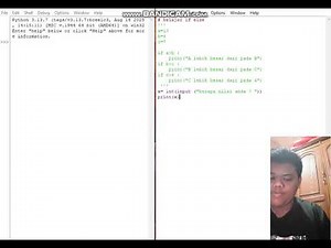 Pemrograman Python Belajar If dan else