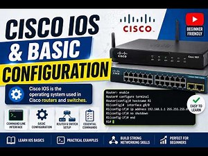 Cisco IOS basics explained: modes, commands, configuration, networking essentials