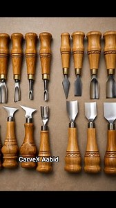 Beautiful chisel set on sale . Share and comment on the reel to get this chisel set. Only few left 😍 #art #furniture #design #woodworking #reelsvideoシ #reelsfbシ #fbreelsfypシ゚ #fbreels #videoviralシ #reelsviralシ | CarveX Aabid