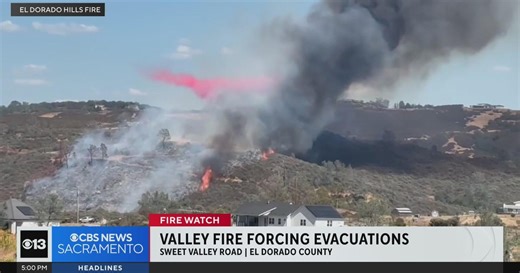 Valley Fire forward progress stopped in El Dorado County