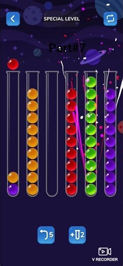 Ball Sort Puzzle part 7🎮🕹#viral#trendingshortd#shorts#gaming#vlog#viral#funny🤩🤠Jai Shree Ram🙏🙏