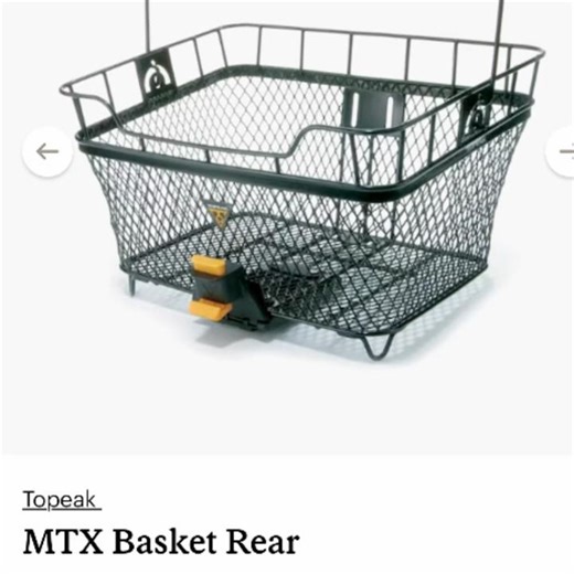 How Topeak MTX Basket Handles cargo #shorts
