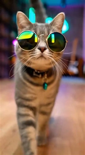 Chat Marche Comme un Boss 😎 Cat Walks Like a Boss 😎