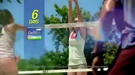 Volleyball - Claritin Non-Drowsy TV Commercial