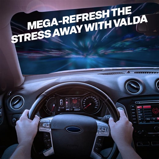 Stuck literally and mentally? Don’t let the stress get to you! Get a mega-reset with Valda! | VALDA Pastilles
