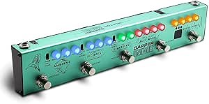 Valeton Multi Effects Guitar Pedal Dapper Indie of Distortion Reverb Delay Chorus Fuzz And Phaser Tremolo for Indie Ambient Psychedelic Grunge Post Rock Stoner Metal Retro Alternative Tone