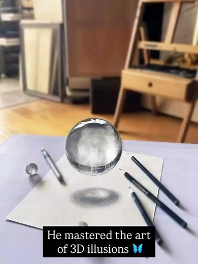 Mastering 3D Illusions: Art Through Perspective and Light