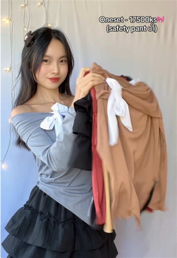 Stylish Off-Shoulder Mini Skirt from Kayy's Boutique