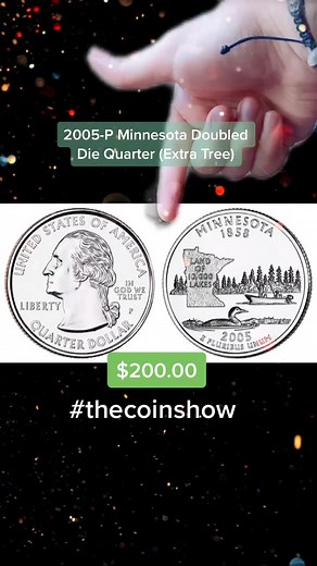 Check your change! Do you have a $200 quarter？？ #coin #thecoinshow #greenscreen | Nancy Audas