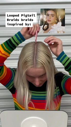 Looped Pigtail Braids Tutorial