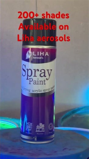 200+ shades acrylic spray paint
