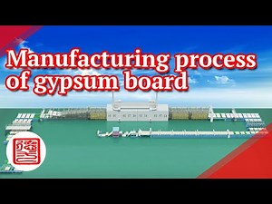Gypsum board machine manufacturing process of gypsum board.gypsum board production line.#gypsumboard