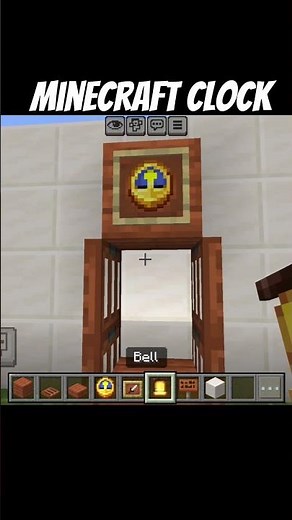 How to Make a Clock in Minecraft 🕒 | Simple Tutorial #shots