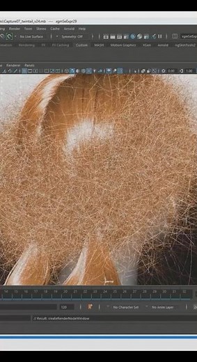 本日（9/30）開催！XGen完全マスター〜キャラクターの髪の毛の作り方を徹底解説〜 #cg #maya #xgen #art #digitalart