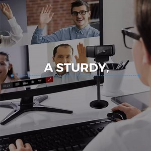 AIBUCOLL Webcam Stand for Desk, Stable Metal Base, Adjustable Arm, and Universal Compatibility for Logitech Webcam C922 C930e C920S C920 C615 C960 and Other Webcam with 1/4" Thread