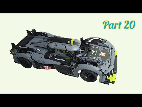 (60) How to assemble a 60cm long lego racing car Part 20