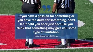 2.4K views · 21 reactions | Maia Chaka will make NFL history and become the first Black female game official. | WRTV | Facebook