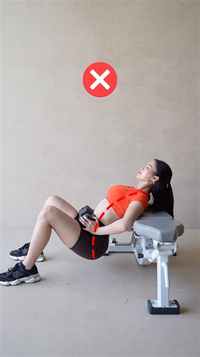 📌How to Perform DB Hip Thrusts : Key Form Cues🍑✅ - Rest upper back on a bench (or sturdy couch), feet flat, knees at 90° - Engage core; avoid arching your back. - Drive through heels to lift hips - Squeeze glutes at the top; don’t overextend. - Keep knees aligned; avoid knee caving in - Keep chin tucked, neck neutral . 📲Train with us here : www.squatcouple.app | SquatCouple